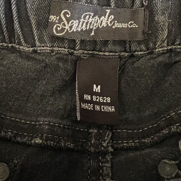 Southpole Jeans Womens Medium Denim Skinny Stretch Dark Wash Pull On Jeggings - Picture 11 of 11